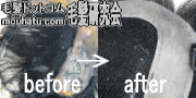 修理前→修理後